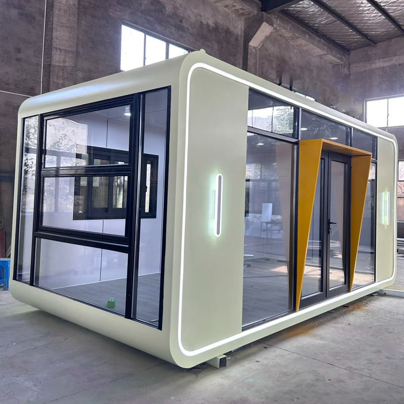 Apple Cabin Container House Prefab Tiny Home Expandable Apple Cabin Hotel Cabin for Scalable Scenic Spot Boutique Lodge Projects