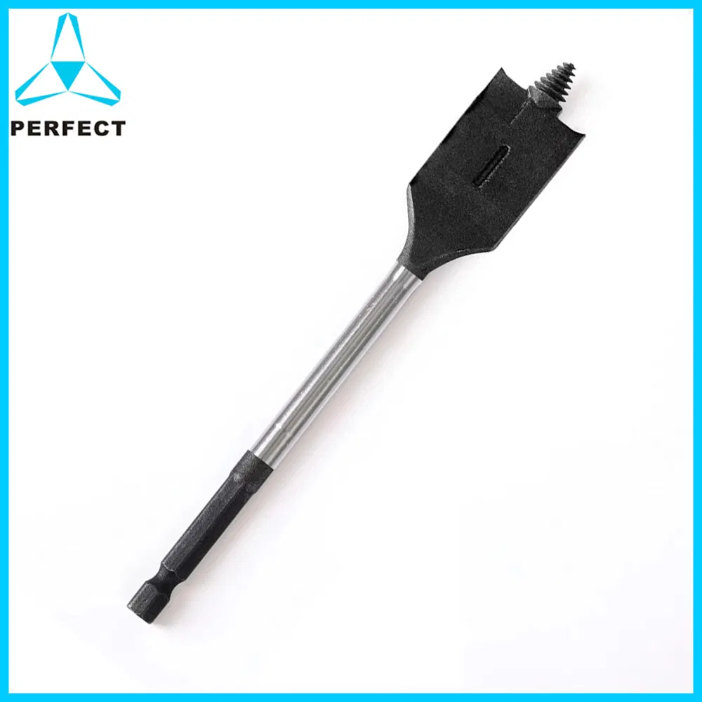 40cr Steel Screw Tip Self Feed Speed Cut 6-40mm Flat Wood Flate Spade Bits Holesaw Self Grab Cut