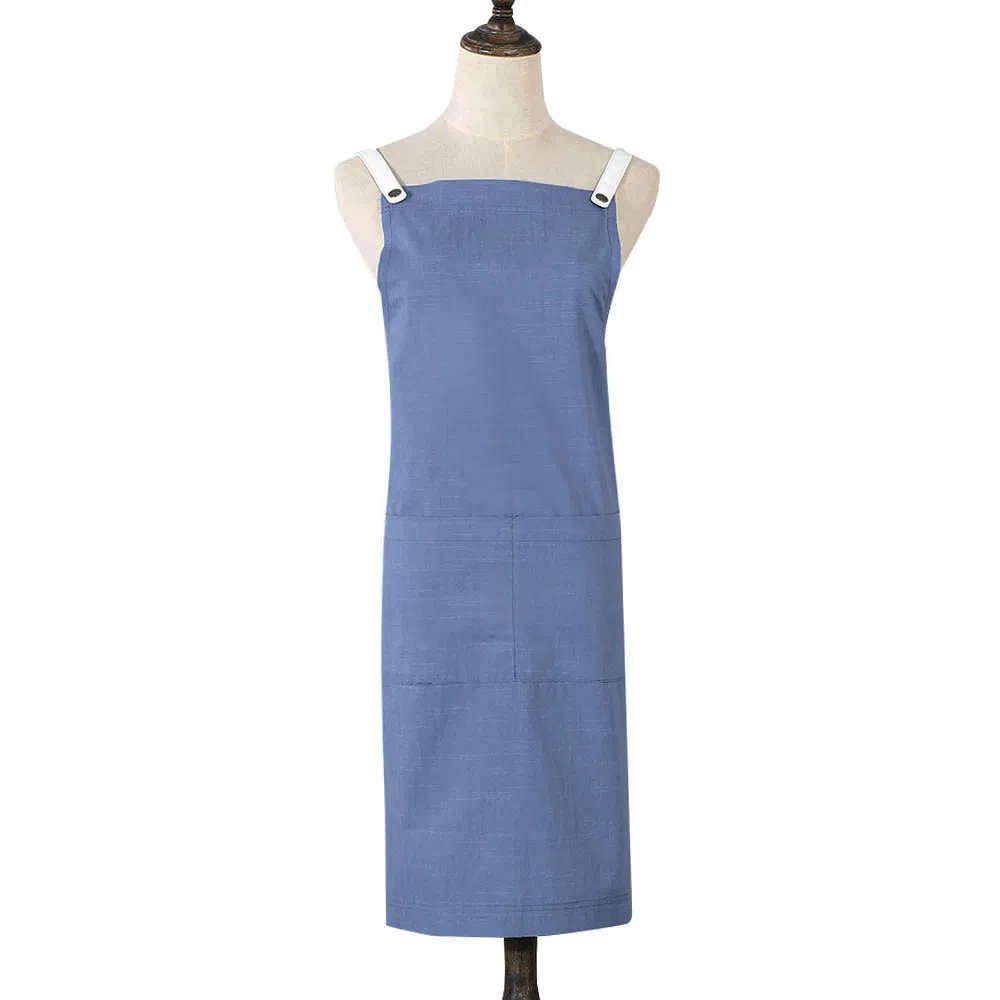 Promotional Red Kitchen Adjustable Fashion Cotton Apron (RS-170301A)