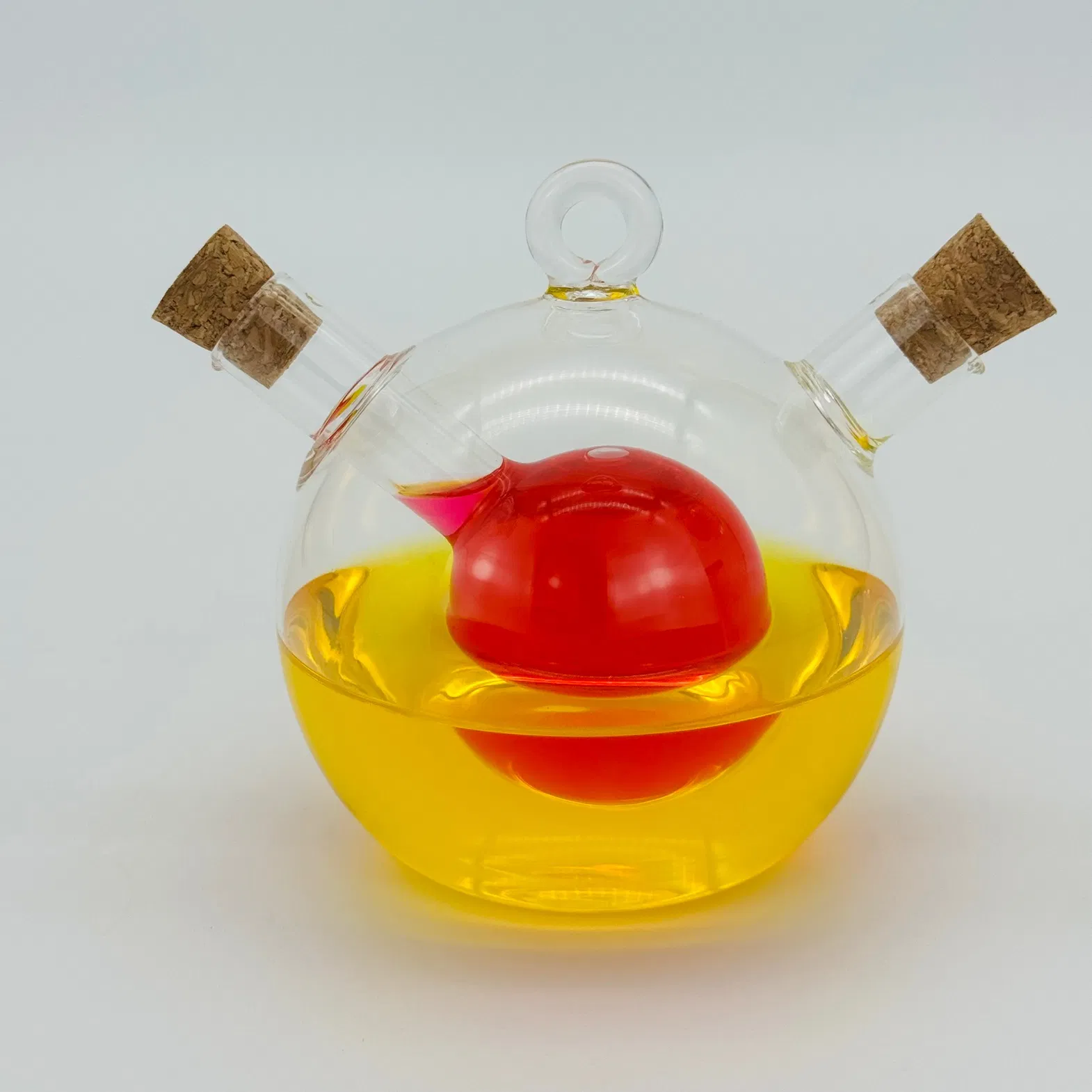 Elegant Glass Soy Sauce Bottle with Leak-Proof Cap for Kitchen Use