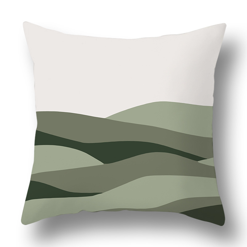 Green Spring Cushion Cover Sofa Home Printing Pillow Cover Sweet Home Throw Pillows