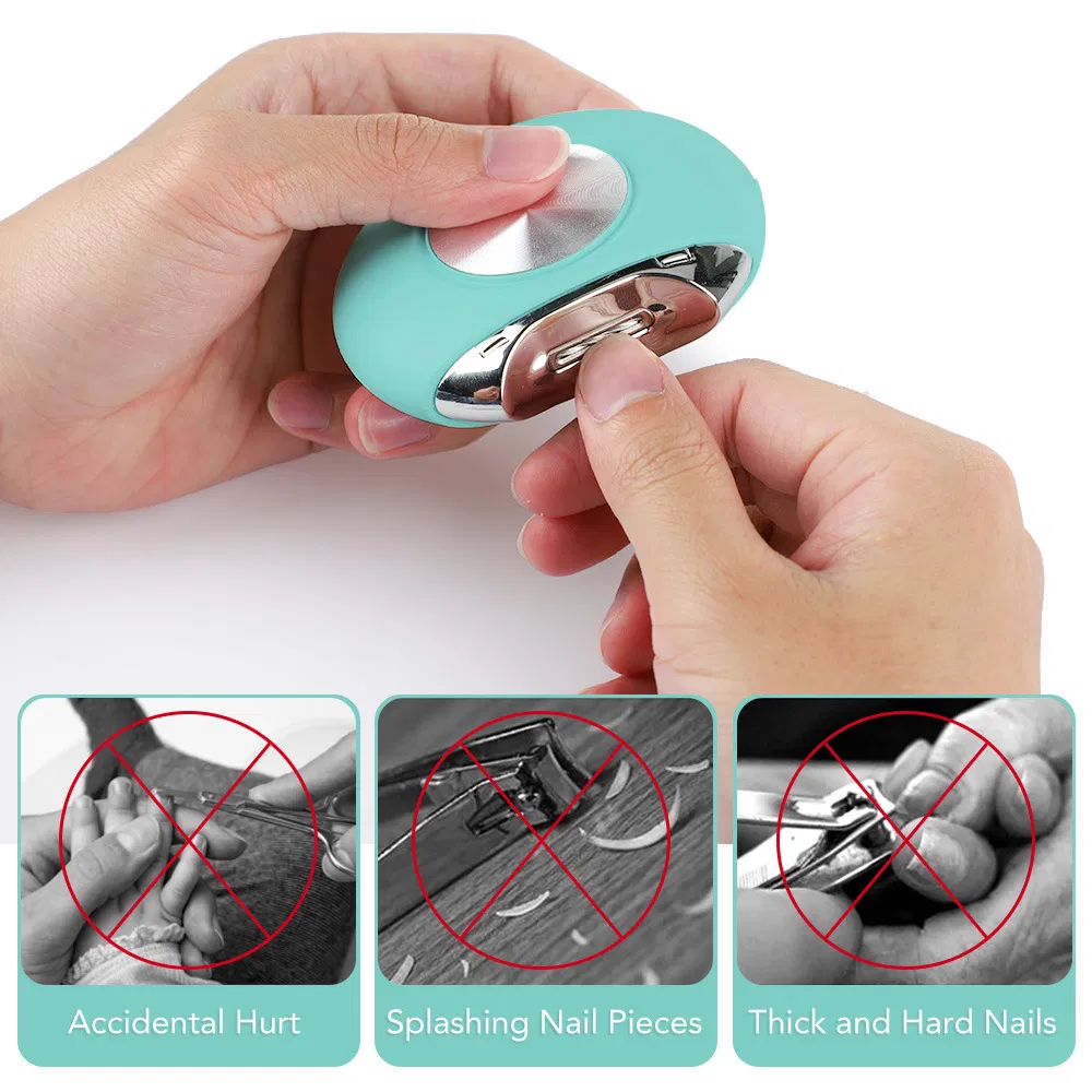 New Electric Nail Clippers for Baby Adult Low Noise Baby Nail Clipper File Nail Trimmer