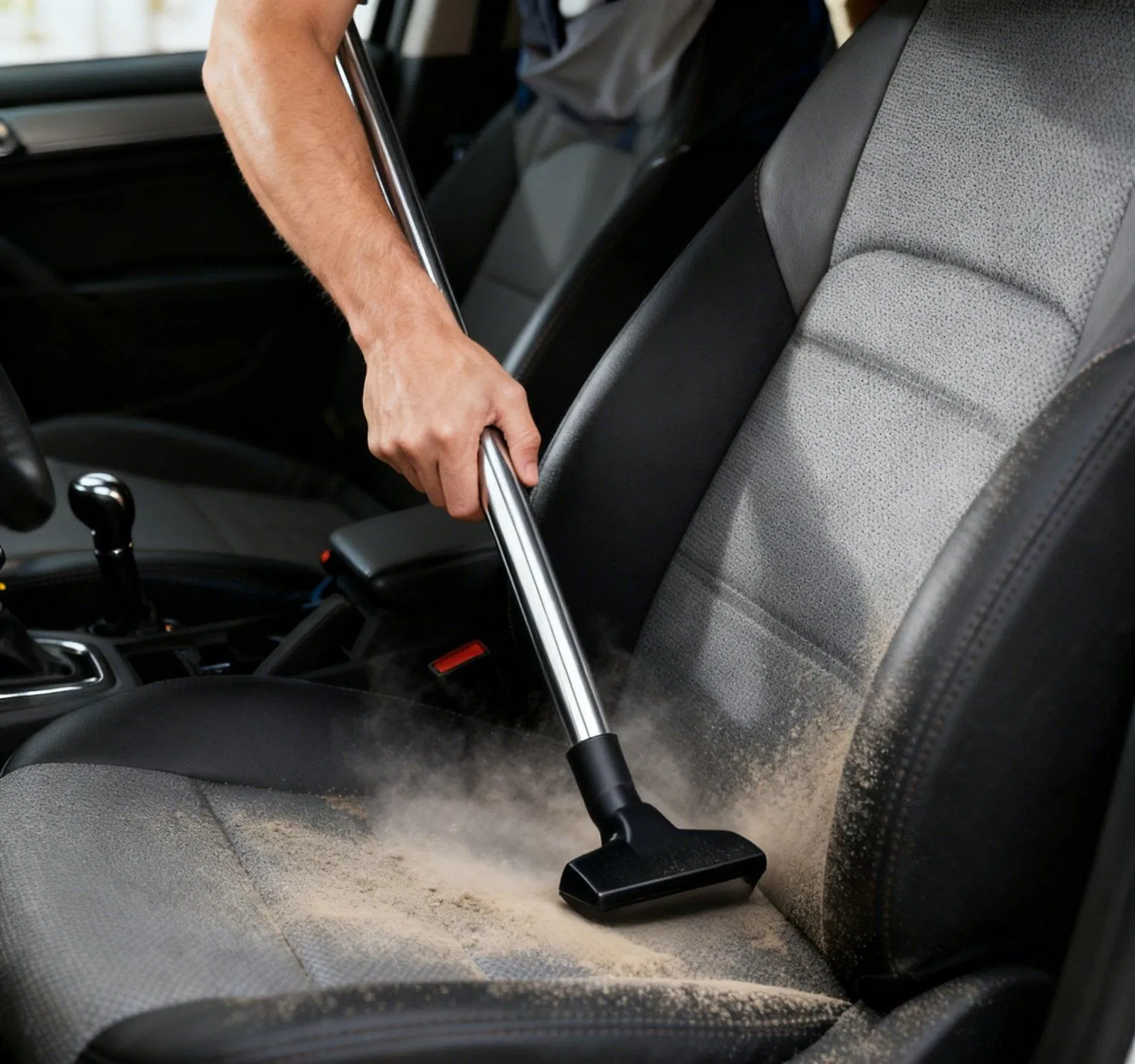 35L 1500W Wet and Dry Car Vacuum Cleaner Suck up Snack Crumbs, Hair, Small Stones and Other Debris Inside The Car.