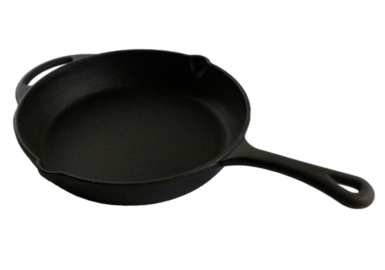 Чугунная сковорода с предварительной прокалкой