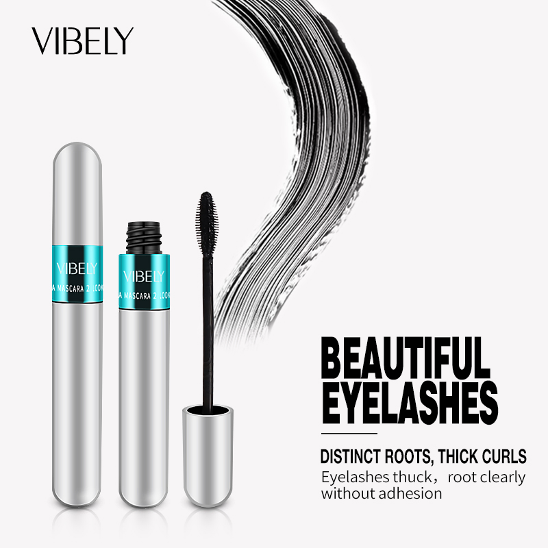 Private Label 2-in-1 Quick Dry Lasting Eyelash Thick Curling 4D Mascara