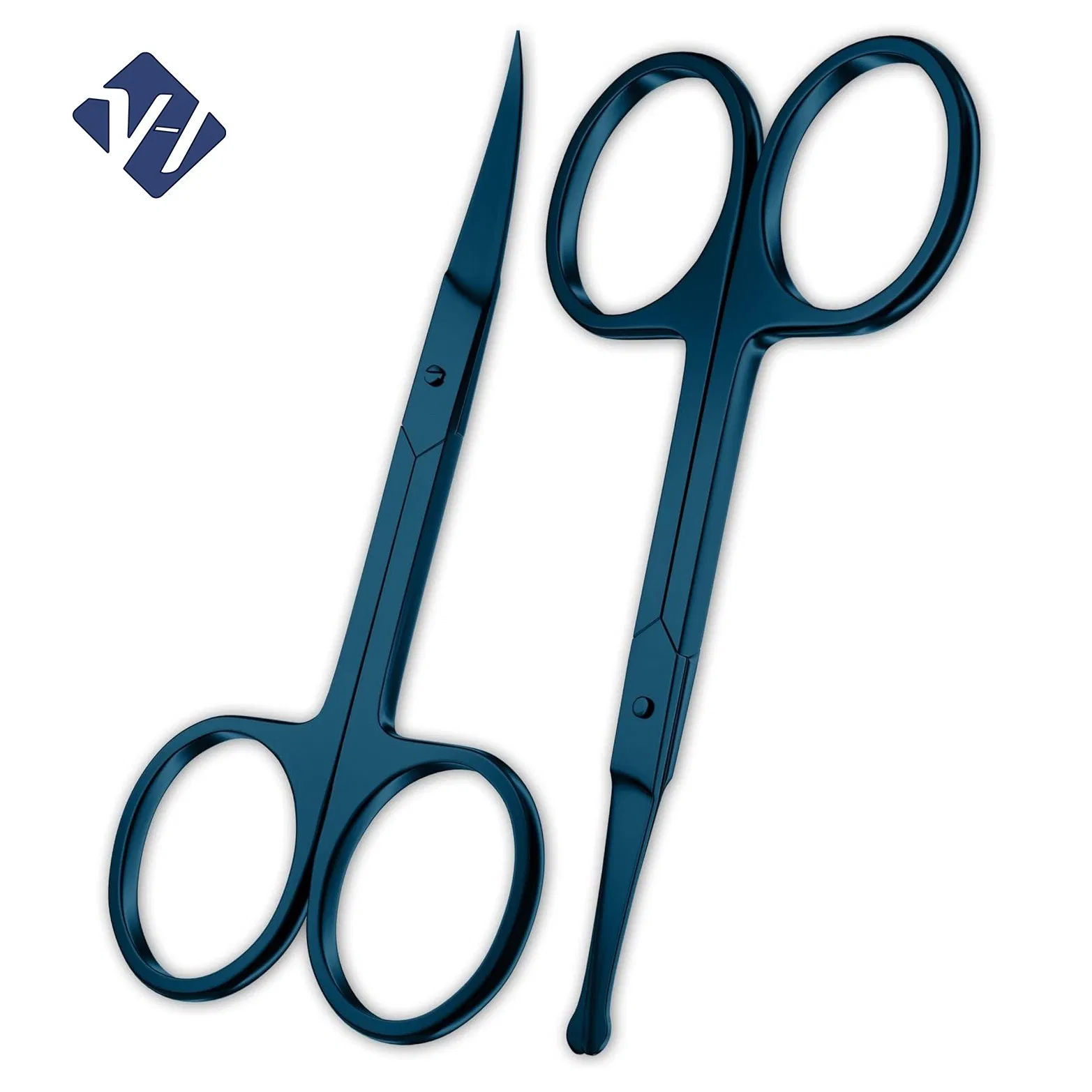 2 PCS Makeup Beauty Tool Stainless Steel Small Nail Tools Eyebrow Nose Hair Scissors Cut Custom Eyelash Scissor