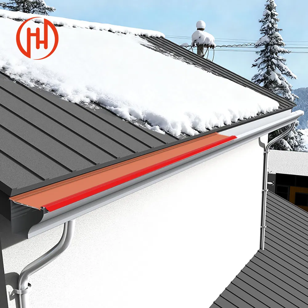 Обогреваемый алюминиевый желоб для крыши