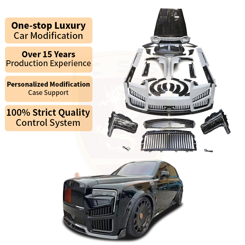 Upgrade Style Dry Carbon Fiber Body Kit for Rolls-Royce Cullinan