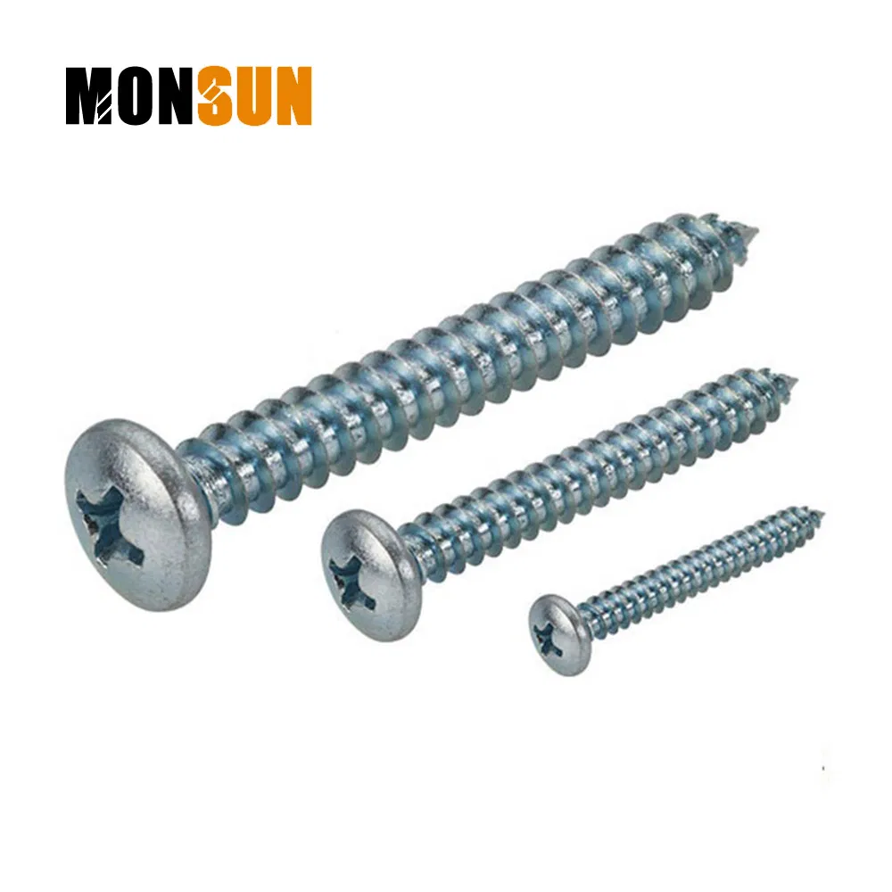 pH2 Pan Head Zinc Self-Tapping Screws