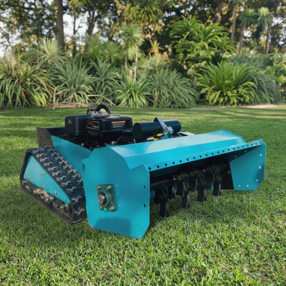 Умная дизельная газонокосилка с дистанционным управлением