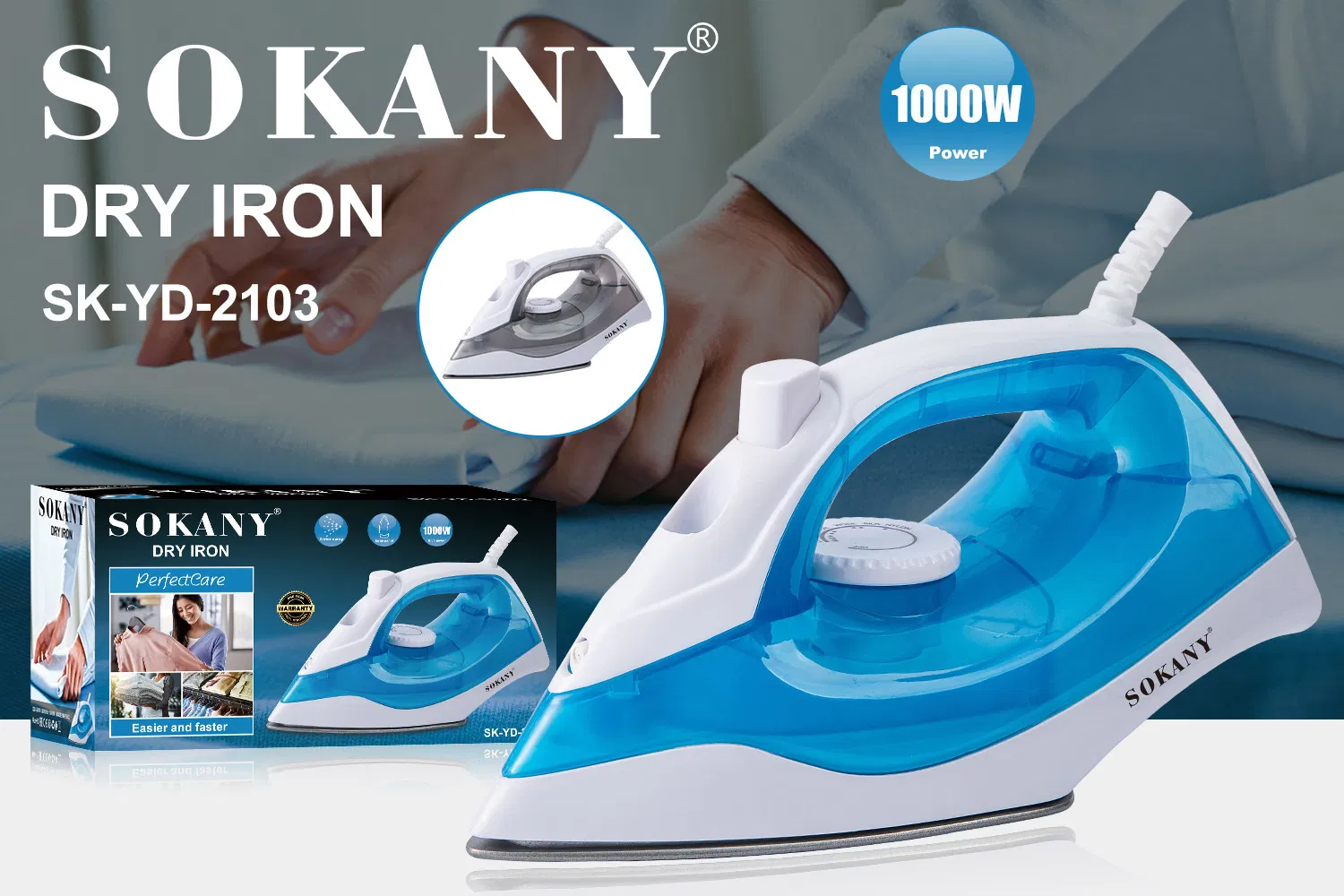 Electric Sokany Steam Iron Steam Press Iron Handheld Steam Iron Electric Steam Iron for Colths Steam Iron Press Cloth Iron Steam Wholesale Price