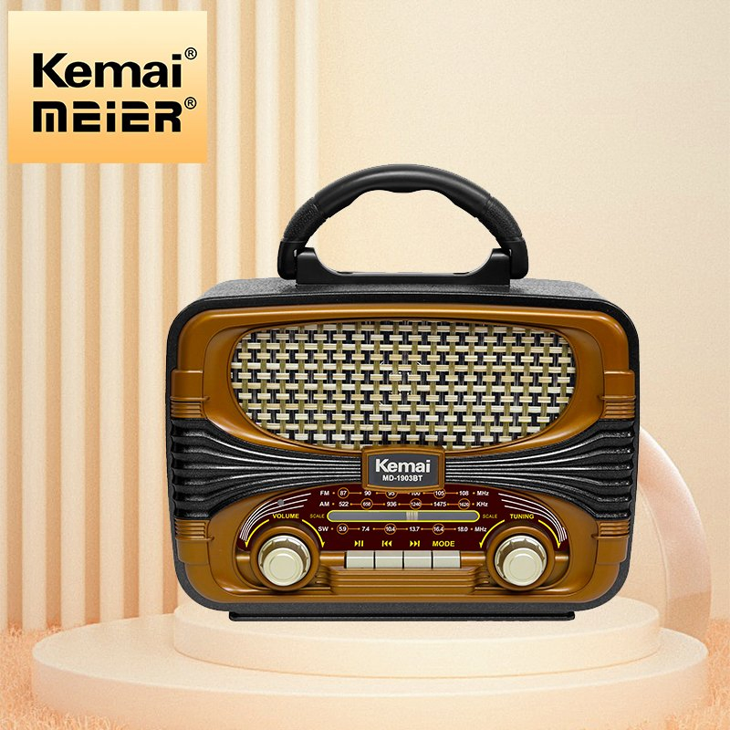 China USB Rechargeable Classical Vintage Retro X Bass Am FM Sw Shortwave Multiband Transistor Wooden Old Antique Home Radio