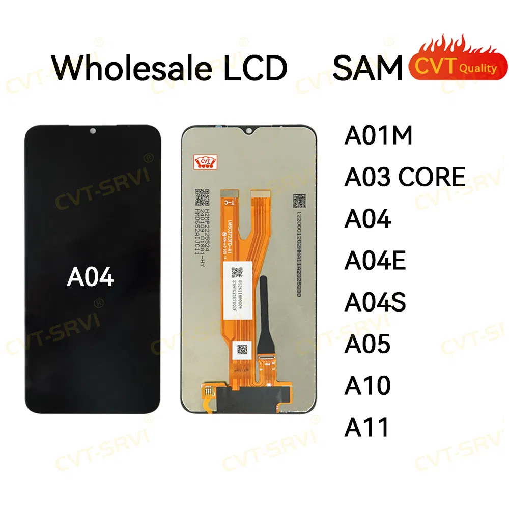 CVT-Srvi Mobile Phone Parts High Quality Mobile Phone Screen Pantalla Para Movil & LCD for Samsung A01m A03 Core A04 A04e A04s A05 A10 A11 Pantalla