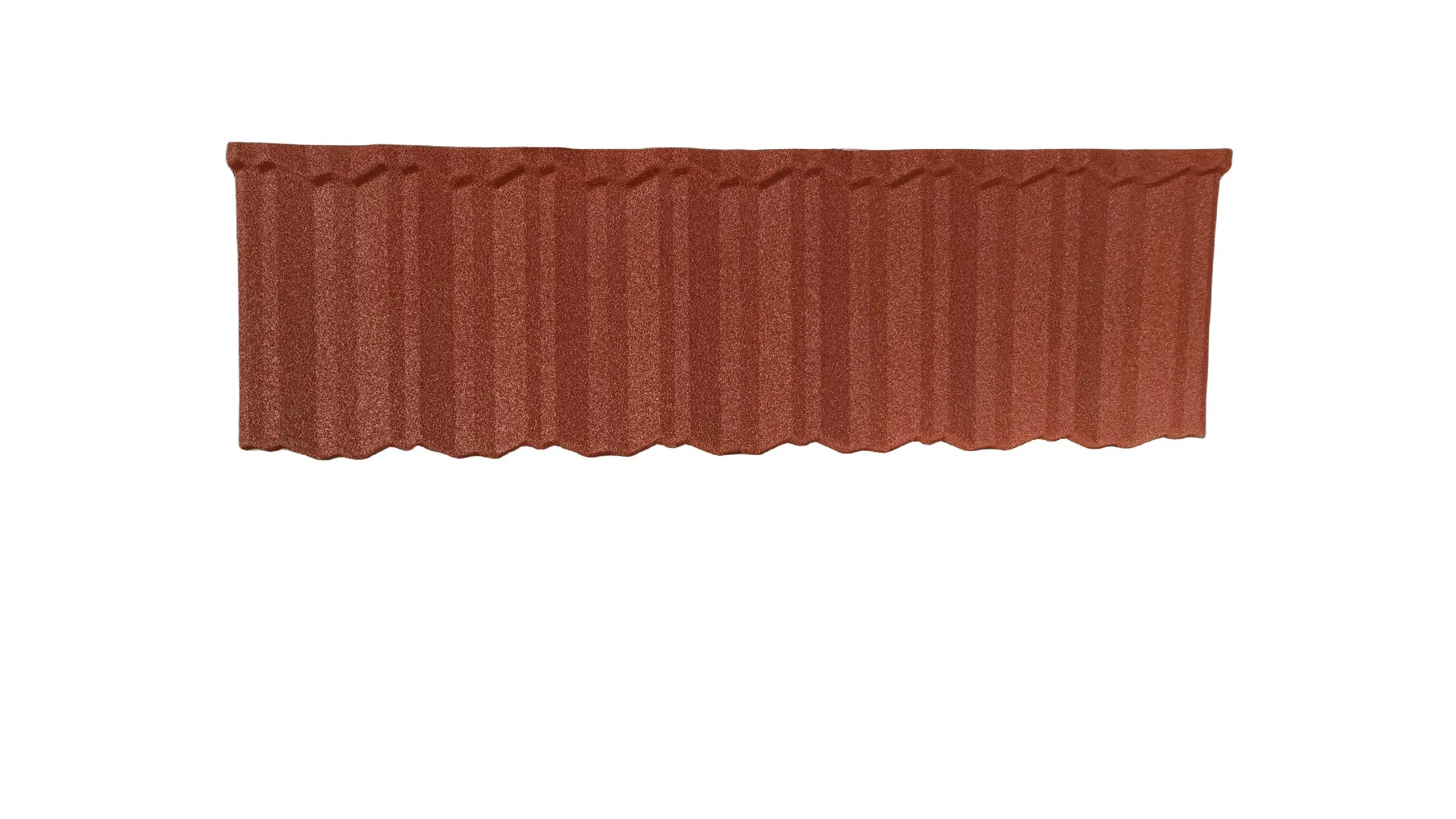 0.25mm Africa's Most Popular Coffee Color Stone Metal Roof Tiles