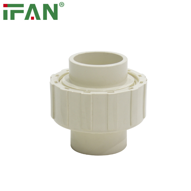 Ifanplus Manufacturer Wholesale 1/2"-2" ASTM2846 CPVC Pipe Fittings Union PVC Pipe Fittings
