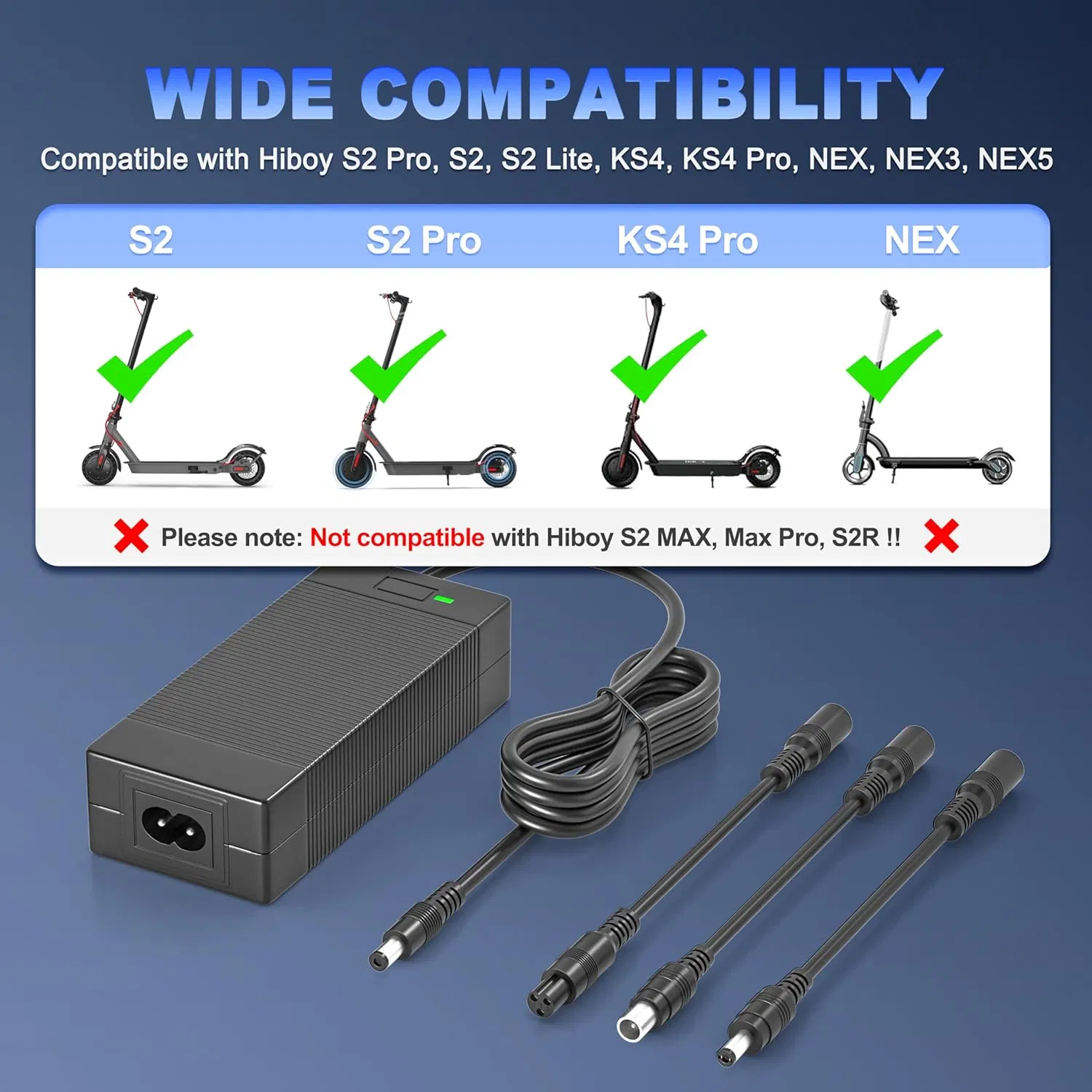 Зарядное устройство для электросамоката Hiboy 42V 2A