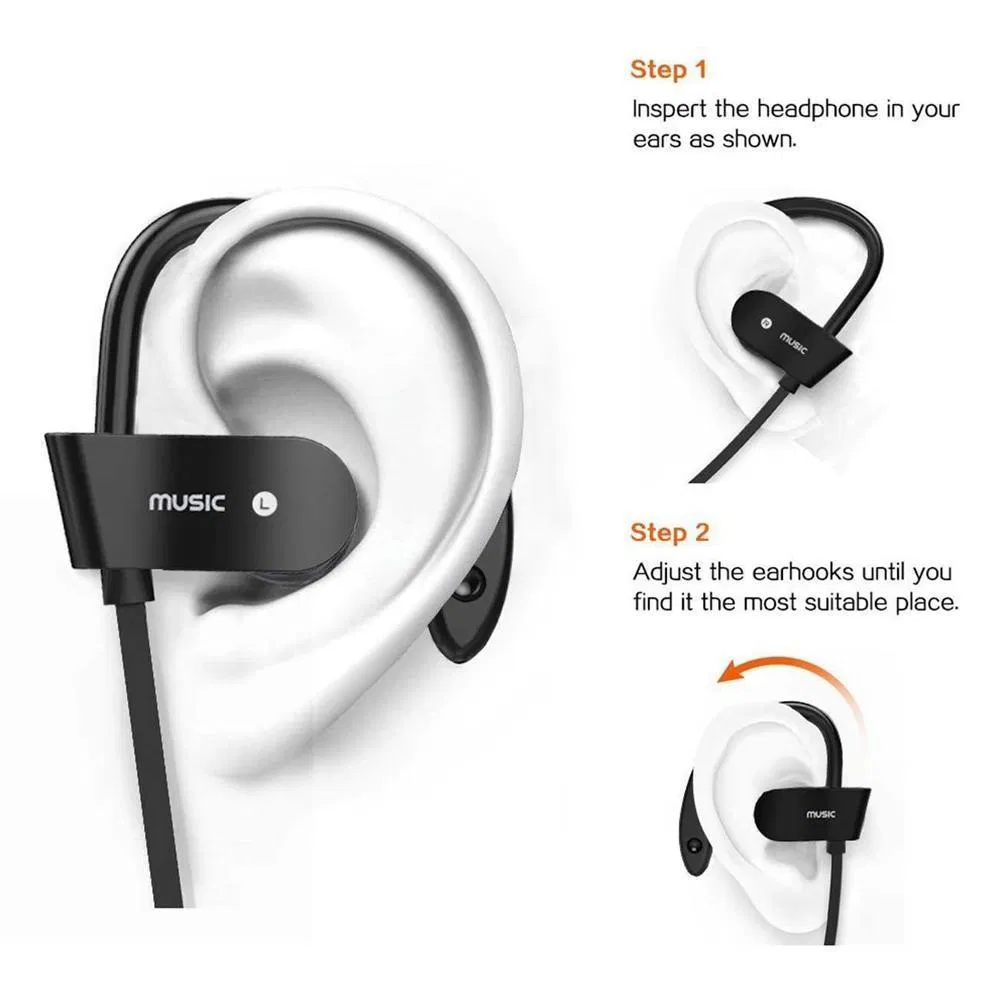 Беспроводные наушники Bluetooth Sport Bass Waterproof