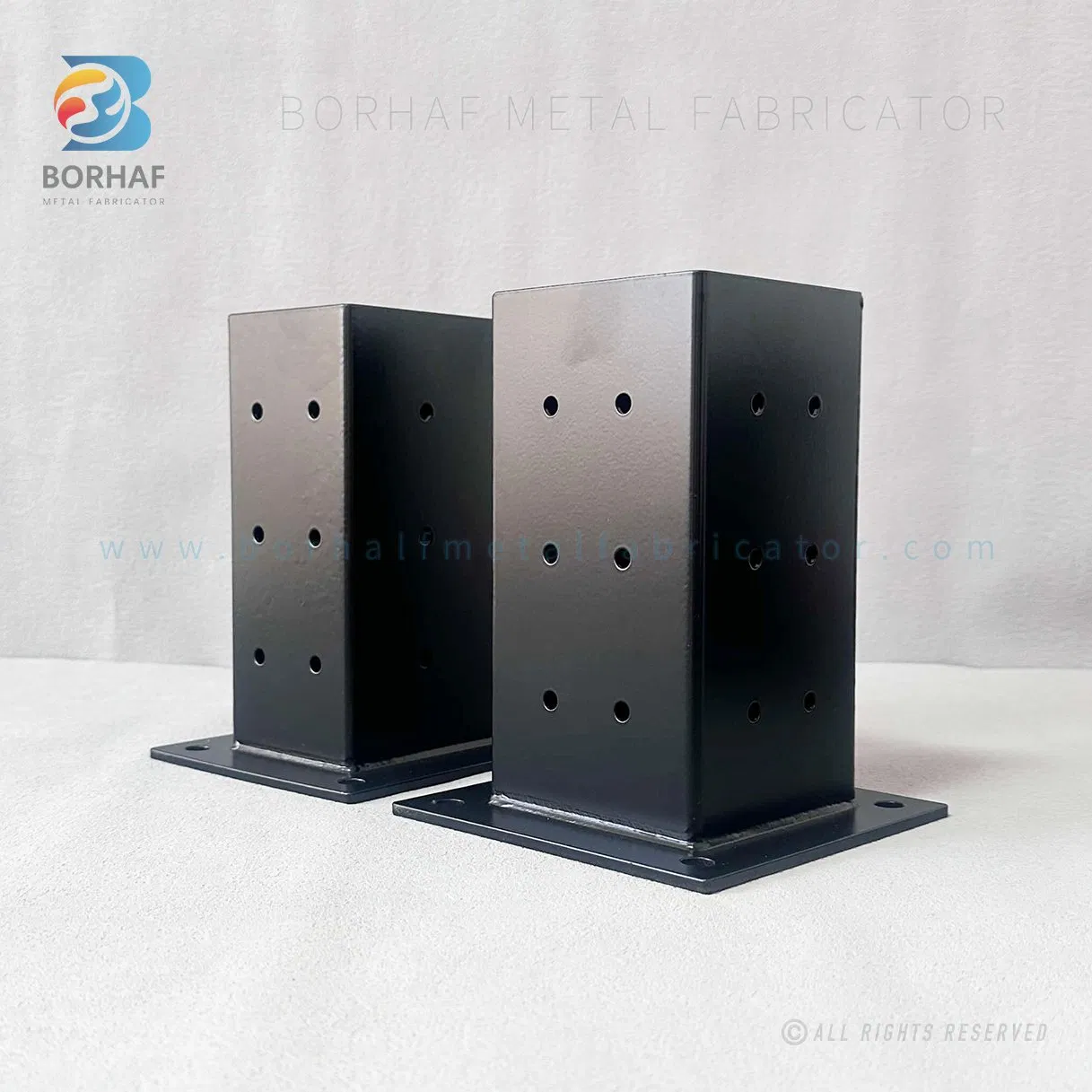Industrial Galvanized Steel Powder Coated Gazebo Frame Brackets Supports