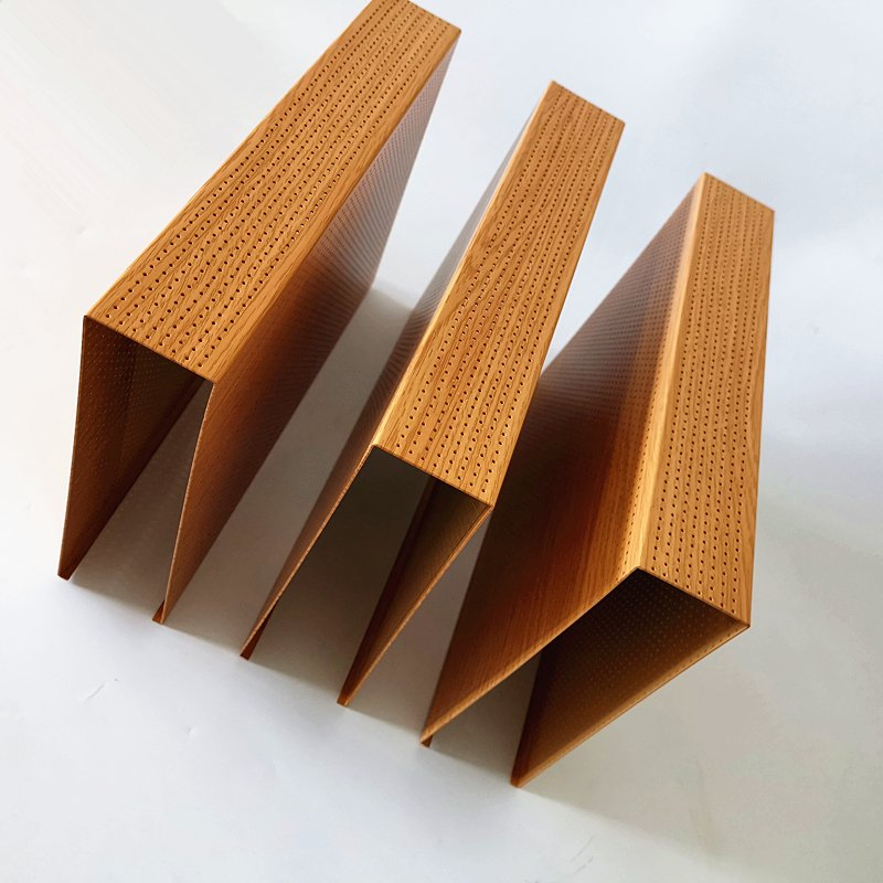 New Design Metal Suspended False Ceiling Aluminum U Shaped Ceiling for Shop Basic Customization