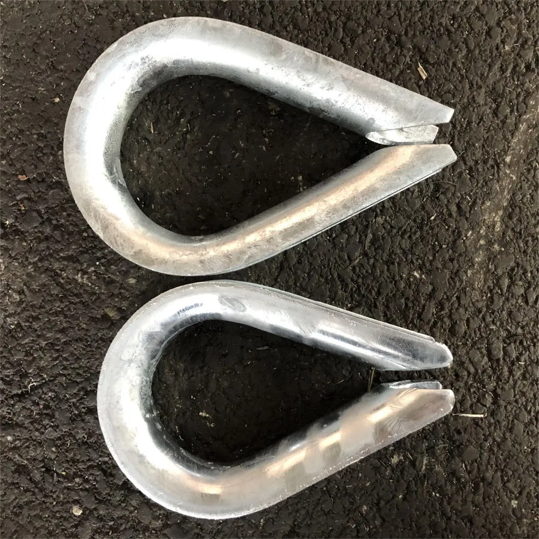 Us Type /European/DIN Standard Galvanized/Zinc Tube Thimble for Wire Rope Cable/Mooring Rope/ Rigging Hardware Fitting