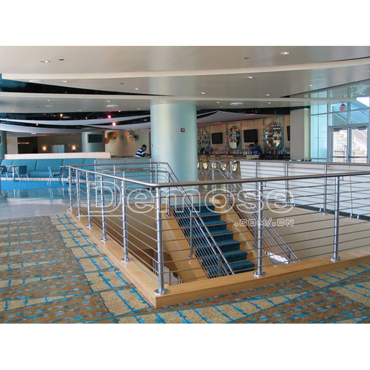 Simple Design Balcony Post Balustrades Handrails Stainless Steel Stair Railing for Deck (DMS-B2267)