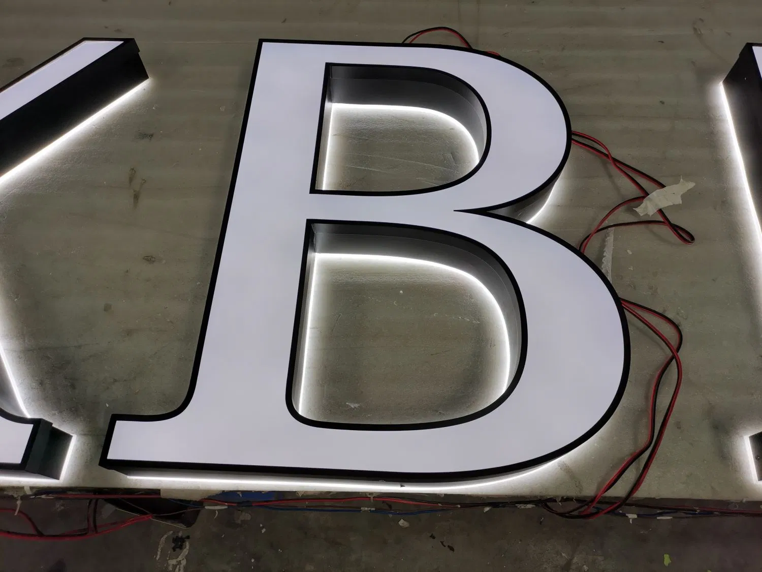 Aluminum Letter Sign Backlit LED Channel Letter Sign