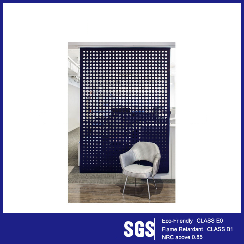 Custom Perforate Acoustical Decor Polyester Fiber Acoustic Sound-Absorbing