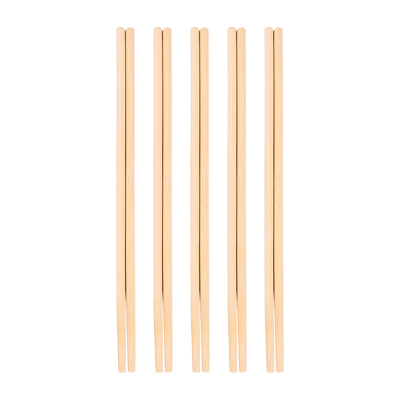 Natural Round Bamboo Chopsticks for Fast Food Packaging