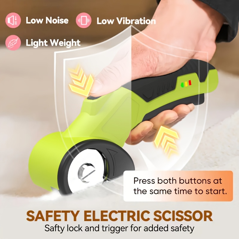 Профессиональные электрические ножницы 4.2V для ткани и картона
