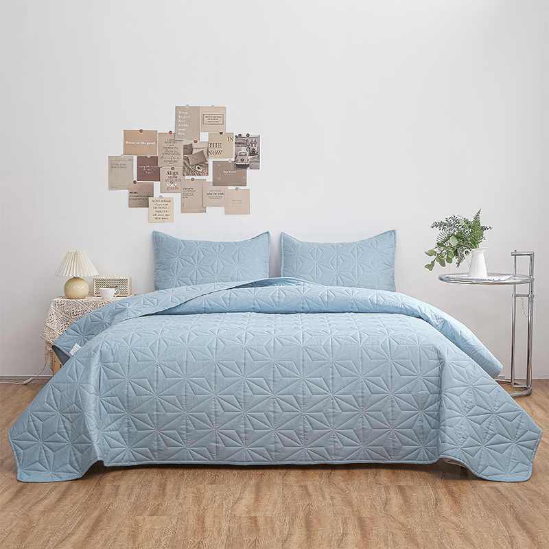 Wholesale Solid -Color Bedspreads Home Bedspreads Set