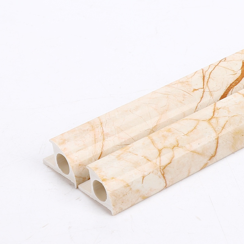 Free Sample 2.5m Custom Marble Color Ceramic PVC Tile Corner Trim Plastic Tile Edge Trim