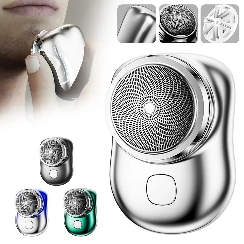 Mini Portable Electric Shaver Pocket Size Beard Shaver Wet and Dry