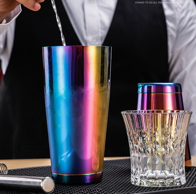 Бостонский шейкер для коктейлей, металлический