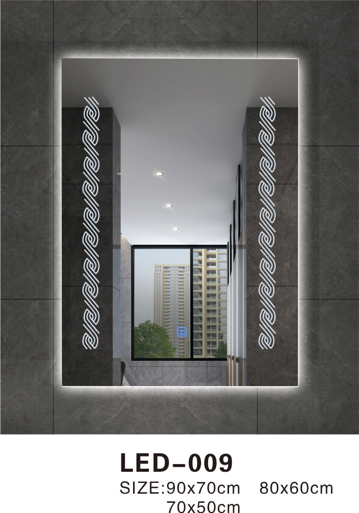 LED Bathroom Mirror with Touch Sensor