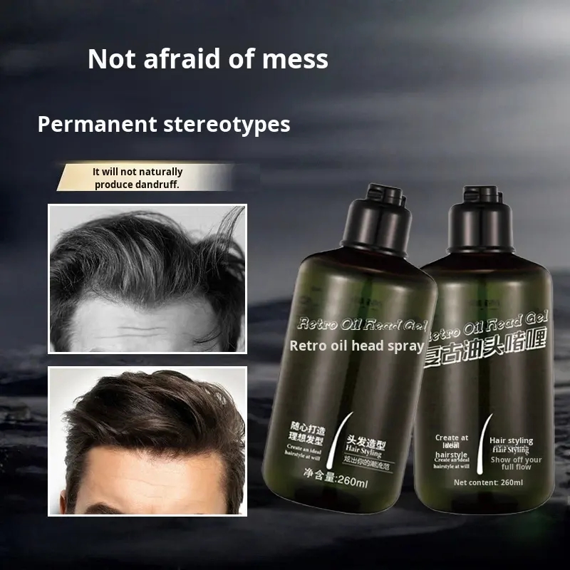 Vangin Salon Fashion Care Men's Hair Styling Lotion Strong Hold Refreshing and Non-Sticky Hair Wax