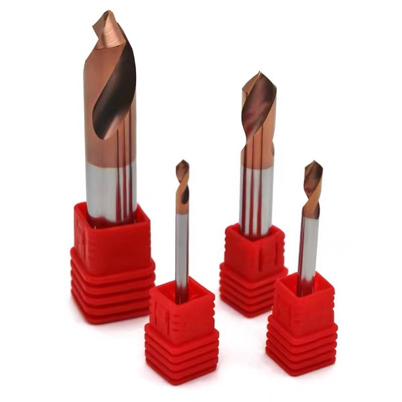 Wyk Carbide Drill Router Bit End Mill 90 Degree Centering Drill CNC Carbide Drills for Stainless Steel Solid Carbide Custom Step Drills