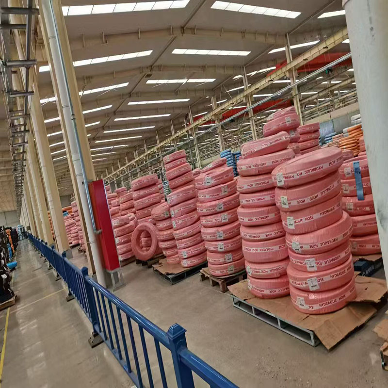 HuaJ Factory OEM 1/4" SAE Hydraulic Hose Assembly with JIC 37° Female & NPF Male Hose Fittings-Tensile Steel Wire Braid for Industrial Construction Agricultural