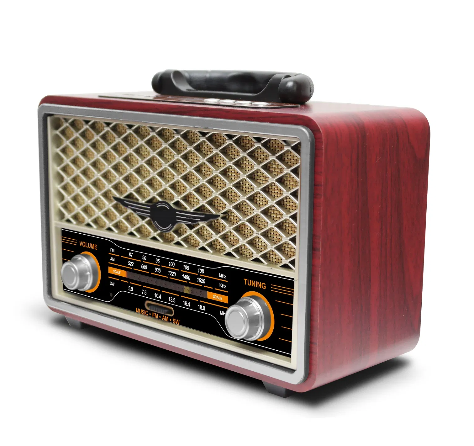 Портативное радио с Bluetooth, USB и TF-картой