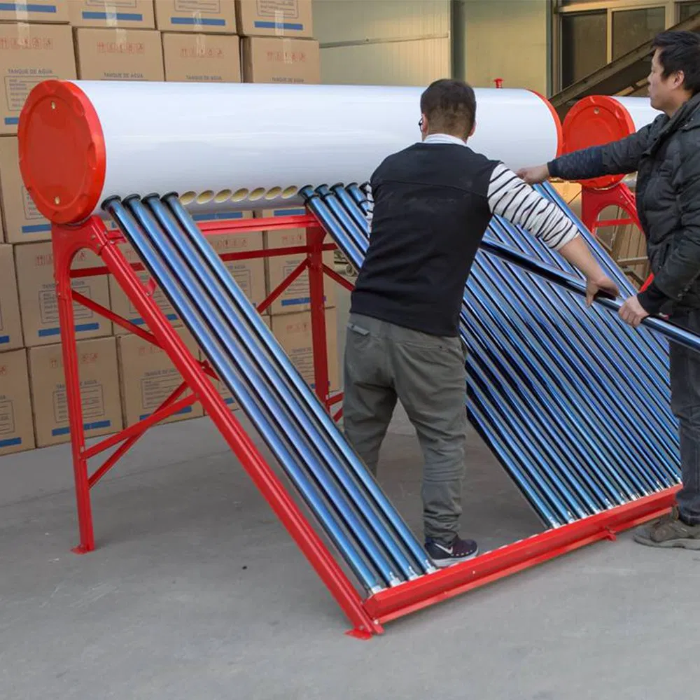 80L-400L Color Steel Compact Non Pressurized Solar Water Heater for Household Use