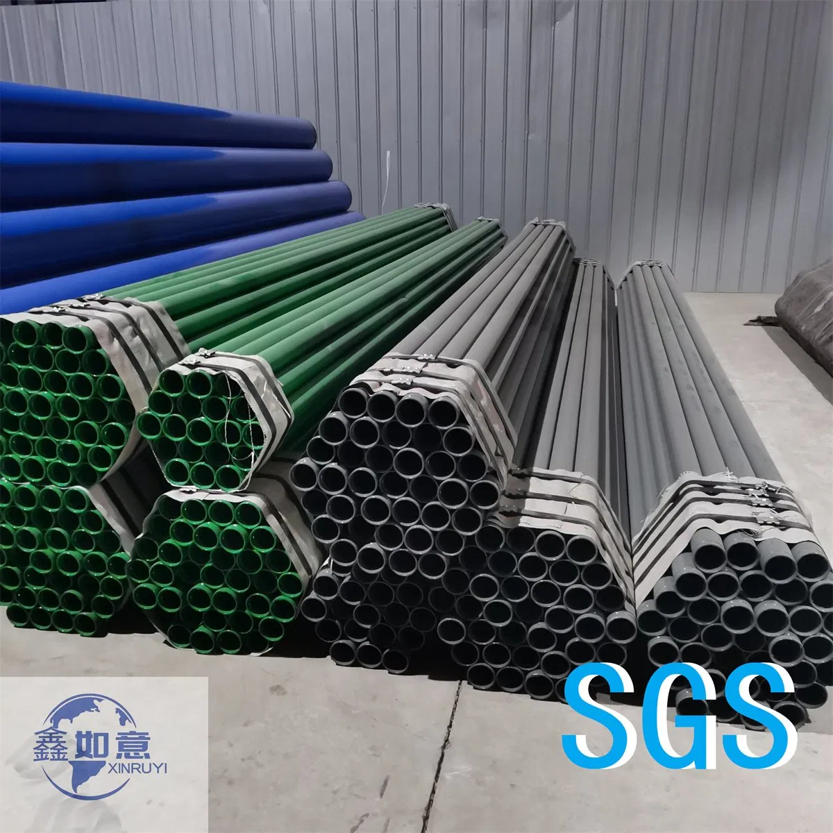 ASTM a-795 2 1/2" Sch10 UL FM Epoxy Powder Flame Red Grooved Ends Pipe Polyurethame Tube