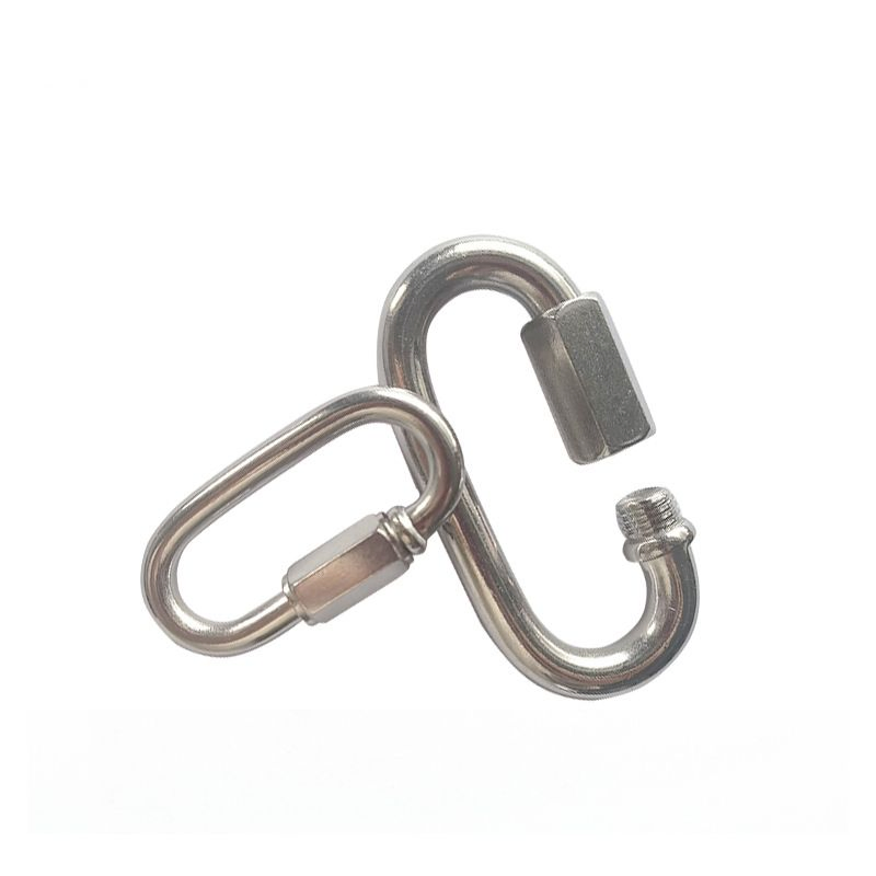 Secure Threaded Mountain Climbing Quick Link for Climbing and Lifting Equipment