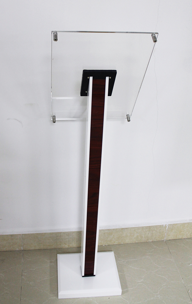 A3 Acrylic Metal Display Rack Brochure Holder Floor Stand