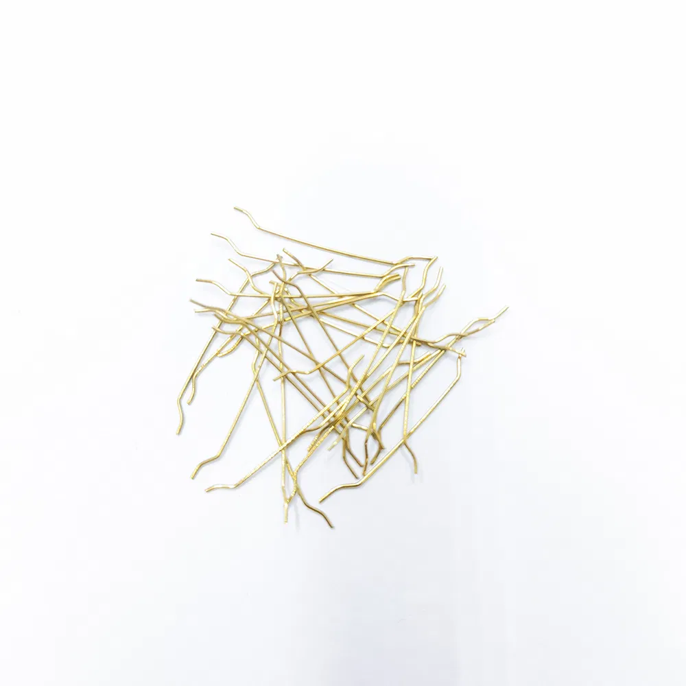 High-Quality Hooked End Copper-Coated Steel Fibers Ideal for Precast Concrete Elements