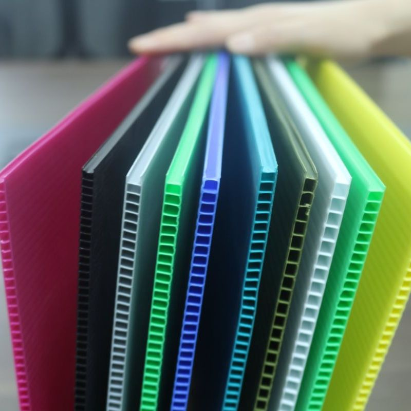 Decoration Corrugated Printed Plastics H Stake Blank Lawn Coroplast Yard Sign