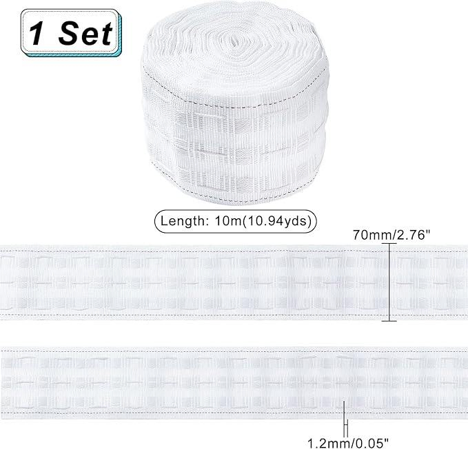 Hot Selling Curtain Accessories Pleat 1om for Curtains Wave Fold Tape