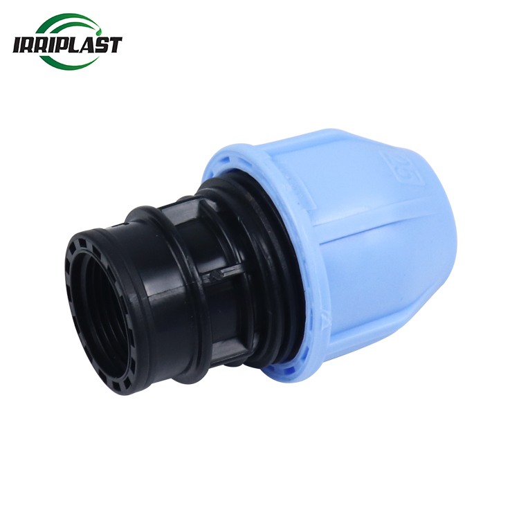 Pipe Fitting HDPE PP Compression Fittings Agricultural Irrigation Accessories Female Coupling