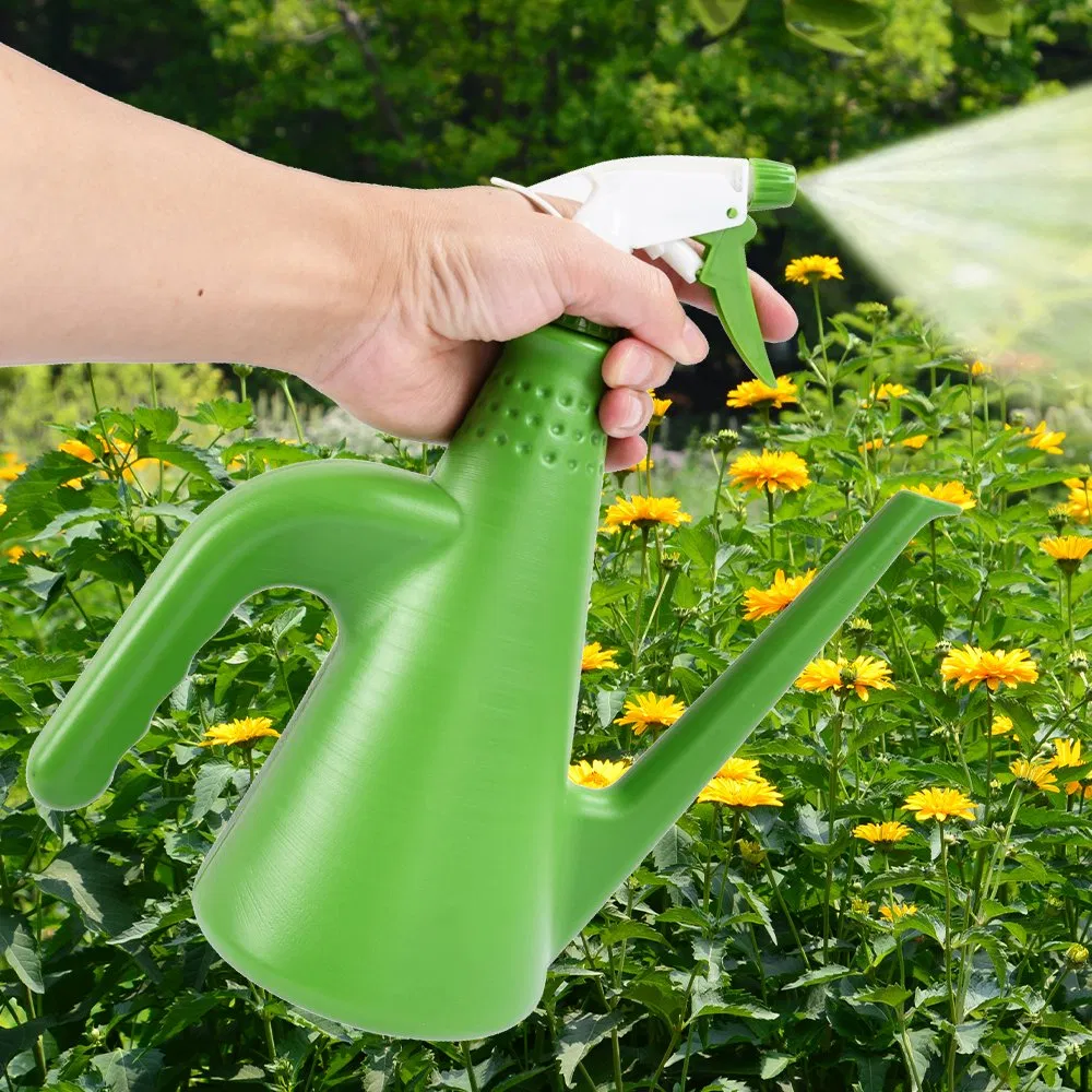 Best Quality 850ml Small Multifunctional Plastic Long Spout Watering Can/Pot/Kettle with Sprinkler Head Garden Sprayer for Plants