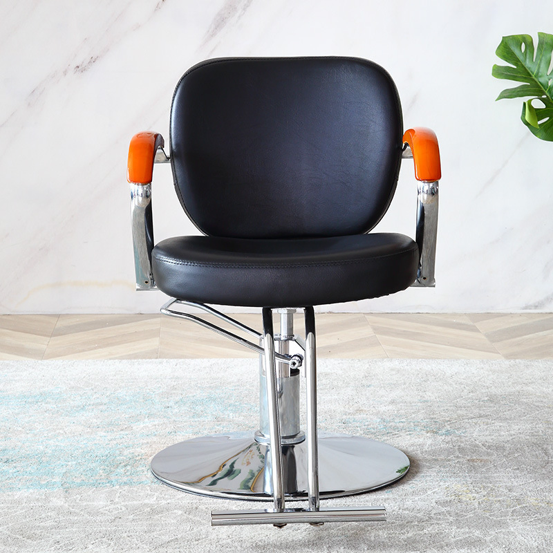 Versatile Barber's Chair with Adjustable Height and Swivel Base