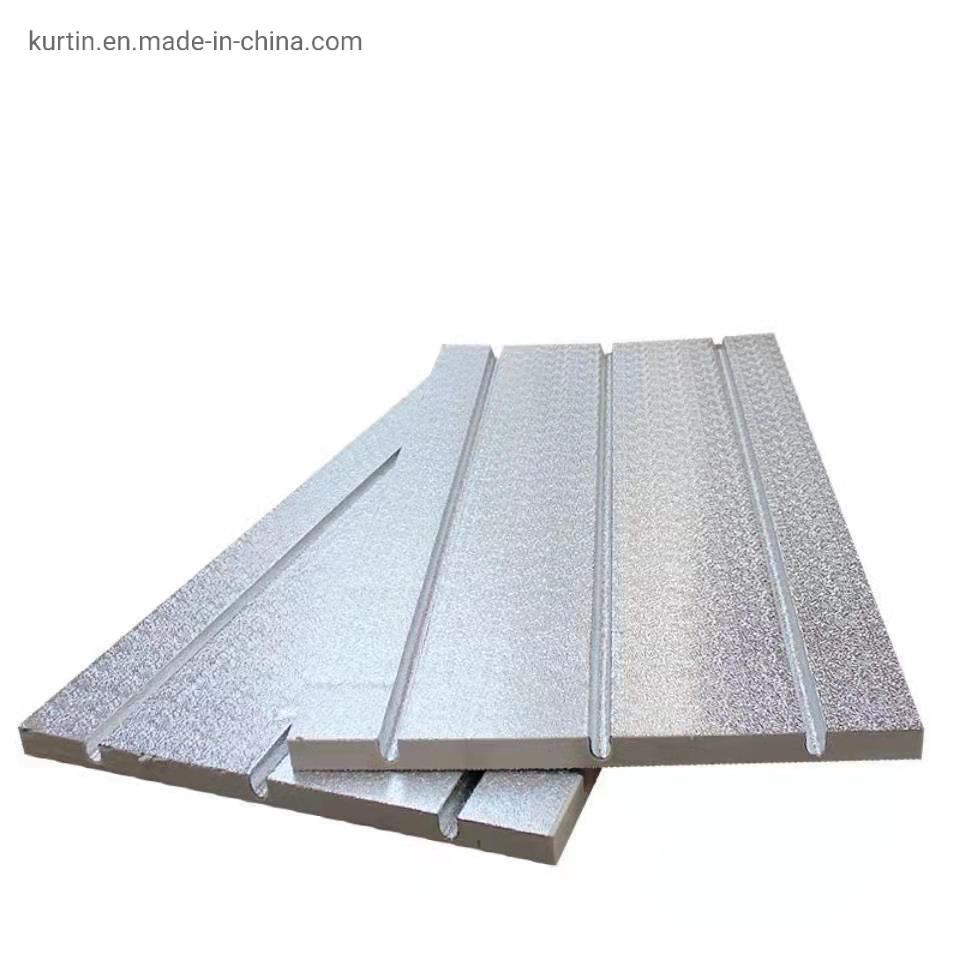 Grooved Underfloor Hydronic Heating System with Aluminum EPS XPS Insulation Board with High R Value