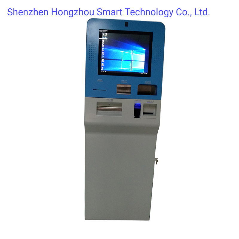 Elegant Foreign Currency Exchange Kiosk with Coin Accepting Cash Aceepting